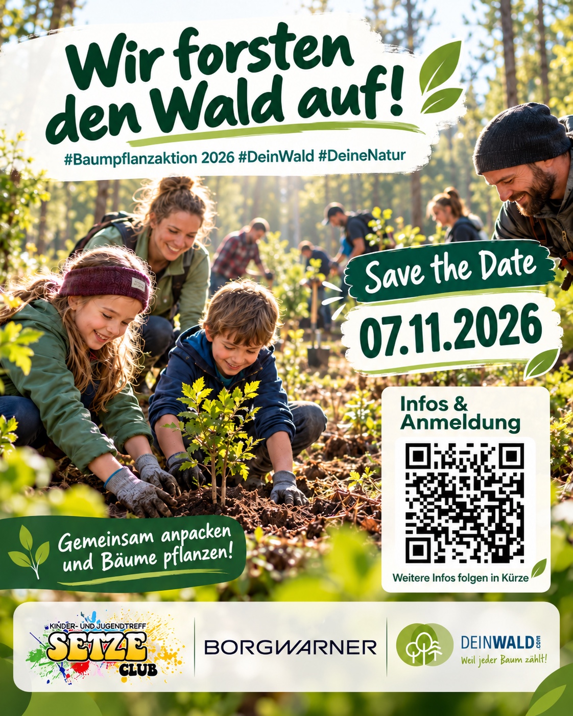 Flyer Baumpflanzaktion 2026 am 7. November